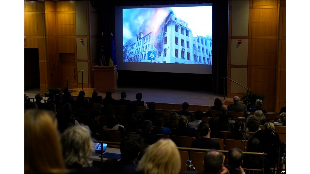 На просмотре фильма в Госдепе. Февраль 2024 г. AP Photo/Susan Walsh