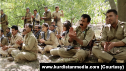 یکی از اردوهای پیشمرگه‌های حزب دمکرات کردستان ایران - عکس از سایت کوردستان میدیا وابسته به این گروه. 