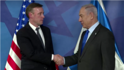Beyaz Saray Ulusal Güvenlik Danışmanı Jake Sullivan ve İsrail Başbakanı Benyamin Netanyahu, 14 Aralık 2023. 