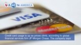 VOA60 America - Credit card usage up as prices climb