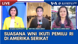 Laporan VOA untuk Kompas Pagi - Kompas TV: Suasana WNI Ikuti Pemilu RI di Amerika Serikat