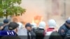 Sërish molotovë e tensione gjatë protestës kundër kryebashkiakut Veliaj