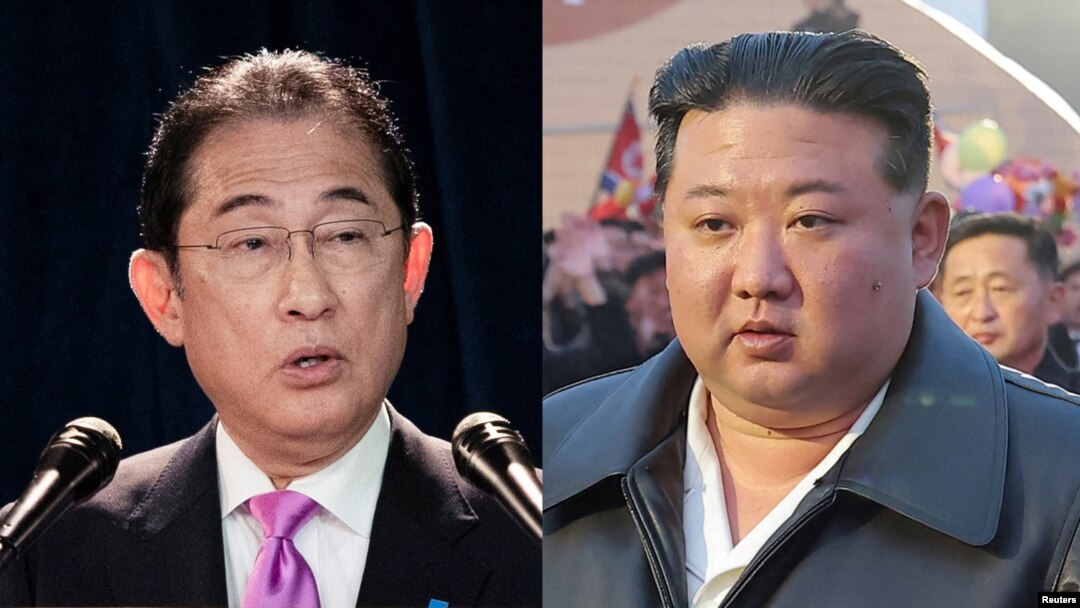 기시다 후미오 일본 총리 · 김정은 북한 국무위원장.