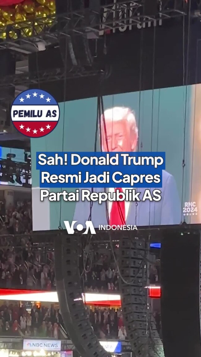Sah! Donald Trump Resmi Jadi Capres Partai Republik AS
