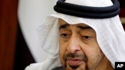 FILE - Shugaban Hadaddiyar Daular Larabawa Sheikh Mohammed bin Zayed Al Nahyan.