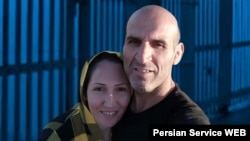 سیروس فتحی و همسرش، شریفه محمدی، فعالان کارگری زندانی.