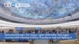 VOA60 Africa - UN: Both warring sides in Sudan had "trampled" on international humanitarian law