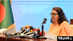 পররাষ্ট্র মন্ত্রণালয়ের মুখপাত্র সেহেলী সাবরিন।