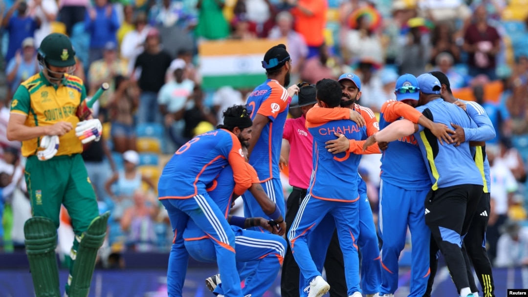 India edges South Africa to win ICC Men's T20 World Cup