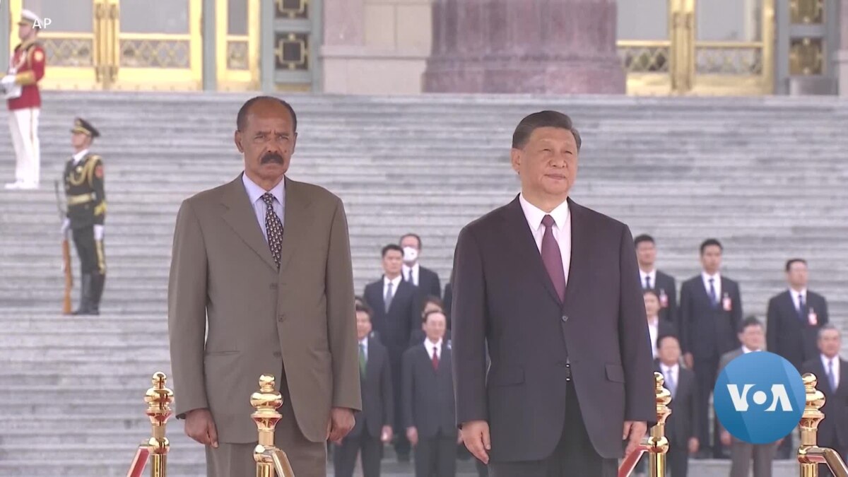 eritrean president visit china