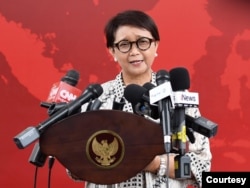 Menlu Retno LP Marsudi mengatakan Indonesia akan terus mendorong deeskalasi dan pengendalian diri di antara negara-negara yang terlibat dalam Konflik Iran-Israel (biro setpres)