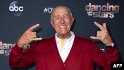 FILE - Judge Len Goodman attends a Dancing With The Stars event, Nov. 4, 2019, in Los Angeles. 