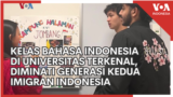 Kelas Bahasa Indonesia di Universitas Terkenal Diminati Generasi Kedua Imigran Indonesia