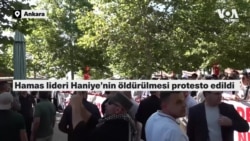 Hamas lideri Haniye suikastı protesto edildi 