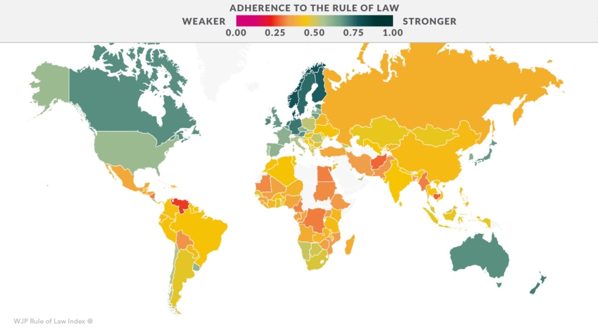 WJP: Системы правосудия в мире ослабевают, но авторитарные тенденции  замедлились