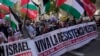 Desfile pró-palestiniano em Madrid, 2 Dezembro 2024 (arquivo)
