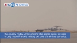 VOA60 Africa - Last French troops left Niger