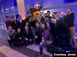 Yorie Kumalasari bersama tim FX DreamWorks untuk "Kung Fu Panda 4" (dok: Yorie Kumalasari)