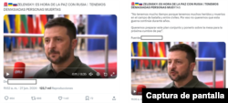 Capturas de publicaciones en X.