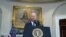 FILE: President Joe Biden speaks in the Roosevelt Room of the White House in Washington, May 28, 2023. Biden and House Speaker Kevin McCarthy reached a final agreement Sunday on a deal to raise the nation's debt ceiling. It now has been be approved by Congress.
