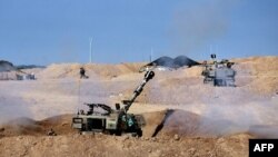 توپخانه ارتش اسرائیل علیه حماس در غزه
