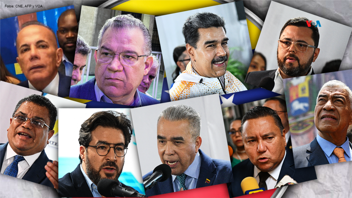 Quiénes son los candidatos a la presidencia de Venezuela postulados ante el CNE?