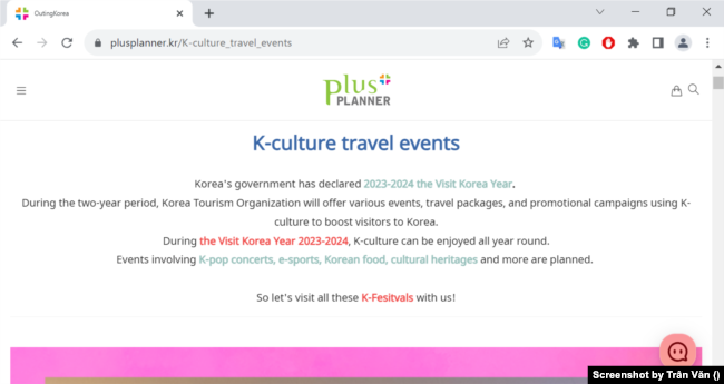 Tour du lịch giới thiệu văn hoá Hàn Quốc.