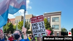 Chicago DNC protest police Palestine