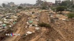 Nghĩa trang Gaza bị giày xéo sau cuộc tấn công của Israel