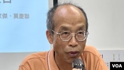 香港城市大學社會科學部前高級講師莫慶聯。(美國之音照片)