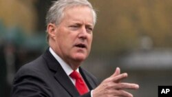 Mantan Kepala Staf Gedung Putih, Mark Meadows