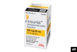 This image provided by Eli Lilly shows the company's new Alzheimer’s drug Kisunla.