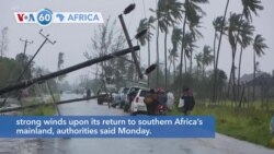 VOA60 Africa - Cyclone Freddy kills 15 in Malawi and Mozambique