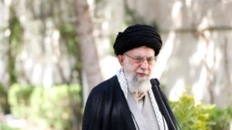 FILE - This photo released by the website of the office of the Iranian supreme leader shows Supreme Leader Ayatollah Ali Khamenei in Tehran, Iran, March 6, 2023. Amnesty International has called on the leader to "stop using the death penalty as a tool of political repression."