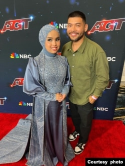 Noveo Alexander, make-up artist asal Indonesia di Los Angeles merias Putri Ariani di malam final America's Got Talent (dok: Noveo Alexander)