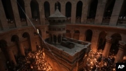  The Church of the Holy Sepulcher in Jerusalem. 