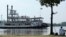 FILE - A riverboat moves along the Mississippi River, May 10, 2011. Montgomery, Alabama, has drawn nationwide attention after video showed a group of white people pummeling a Black riverboat worker, an exchange that sparked a massive fight.