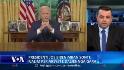 Presidenti Biden kthehet në Uashington, ndërsa Harris vazhdon fushatën