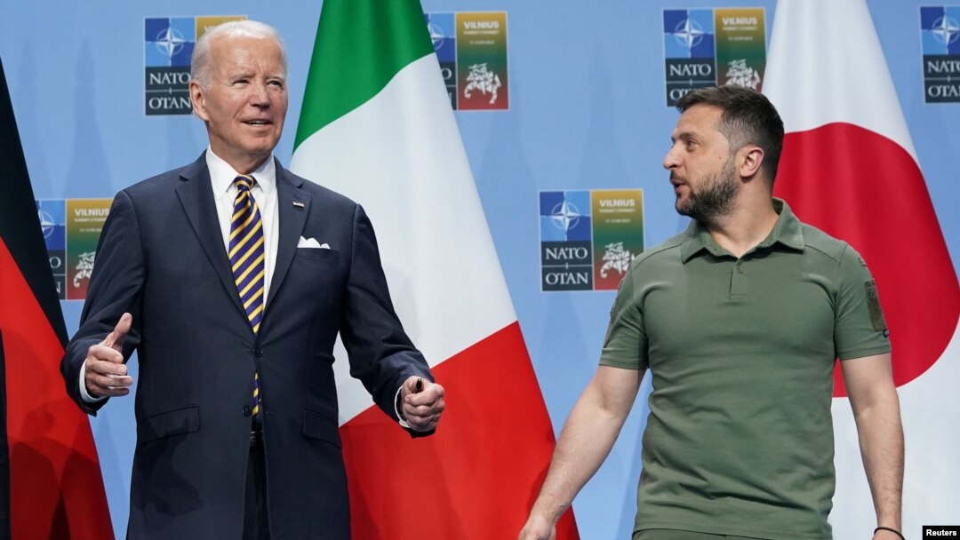 ABD Başkanı Joe Biden ve Ukrayna Cumhurbaşkanı Volodimir Zelenski