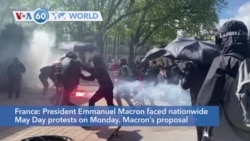 VOA60 World - May Day clashes in France over pension reforms