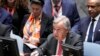 Sekretaris Jenderal PBB Antonio Guterres berbicara dalam pertemuan Dewan Keamanan PBB di markas PBB di New York, pada 24 Oktober 2023. (Foto: AP/Seth Wenig)