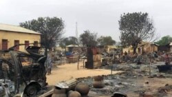 Cette photo prise le 1er septembre 2023 montre la destruction d’un marché à el-Fasher, capitale de la province du Darfour du Nord au Soudan. (AFP)