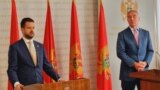  New president of Montenegro Jakov Milatovic, and xx president Milo Djukanovic. 