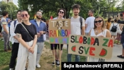 Bosnia-Herzegovina - The Fifth LGBT Pride, Sarajevo, 22Jun2024.