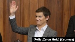 Poslanici Skupštine Srbije su poslanicu Srpske napredne stranke Anu Brnabić za predsednicu parlamenta (FoNet/Zoran Mrđa)