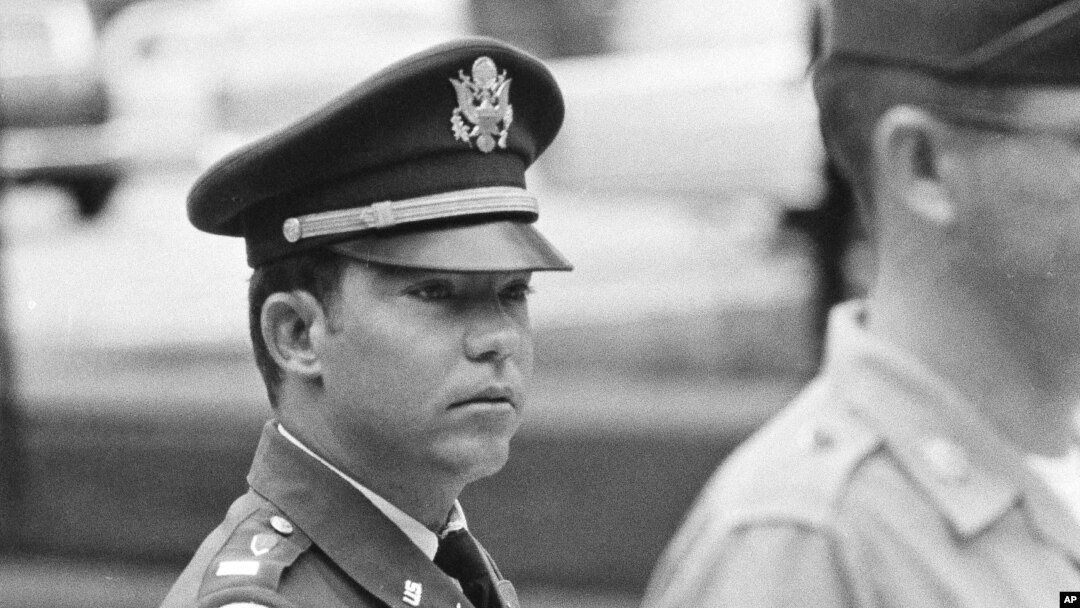Trung Úy William Calley (ảnh chụp năm 1971). 