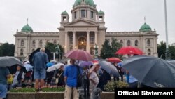 Protest Srbija protiv nasilja, 14. po redu, u Beogradu, 5. avgusta 2023. (Foto: FoNet)