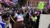 Пропалестинські і проізраїльські протести в Каліфорнійському університеті супроводжуються сутичками