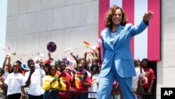 Mataimakiyar shugaban Amurka Kamala Harris a Ghana