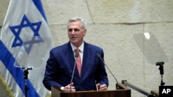 Спикерот на Претставничкиот дом предводи двопартиската делегација на американски законодавци во Израел и одржа историски говор во Кнесетот